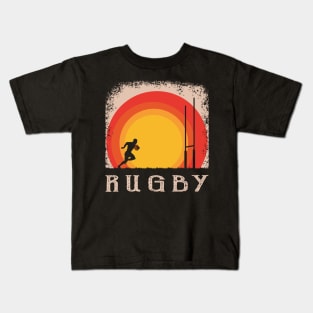 Rugby Vintage Style Kids T-Shirt